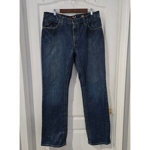 Ariat M4 Low Rise Boot Cut Jeans Mens 36x36 Blue FR Flame Resistant CAT 2 Denim